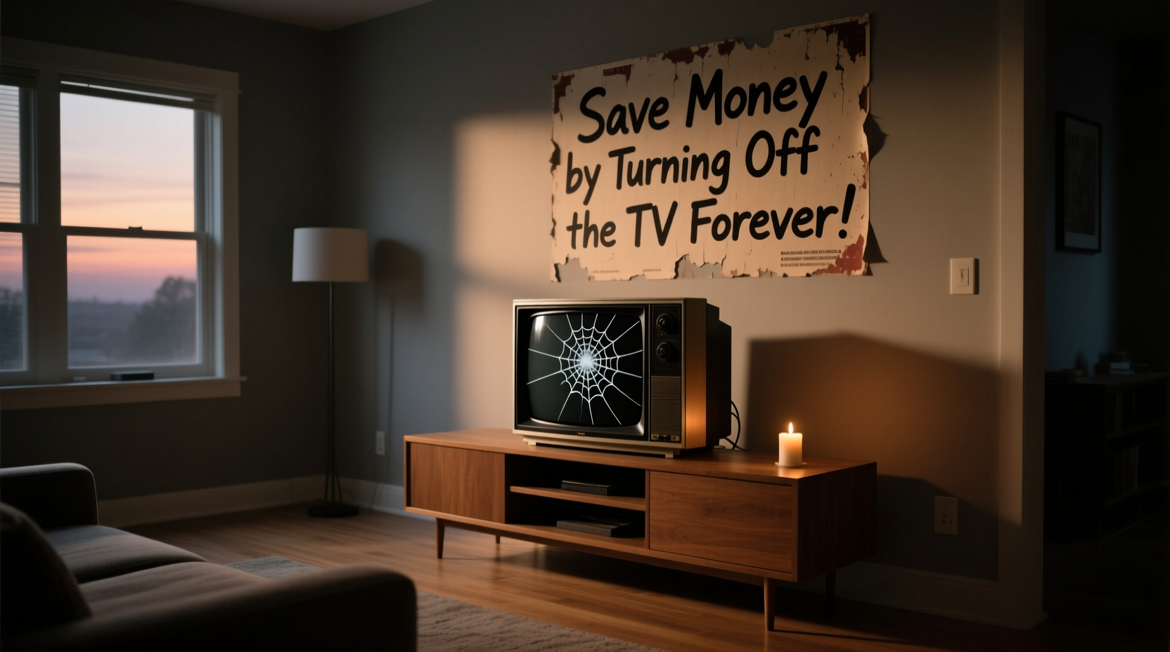 save money by turning off the tv forever