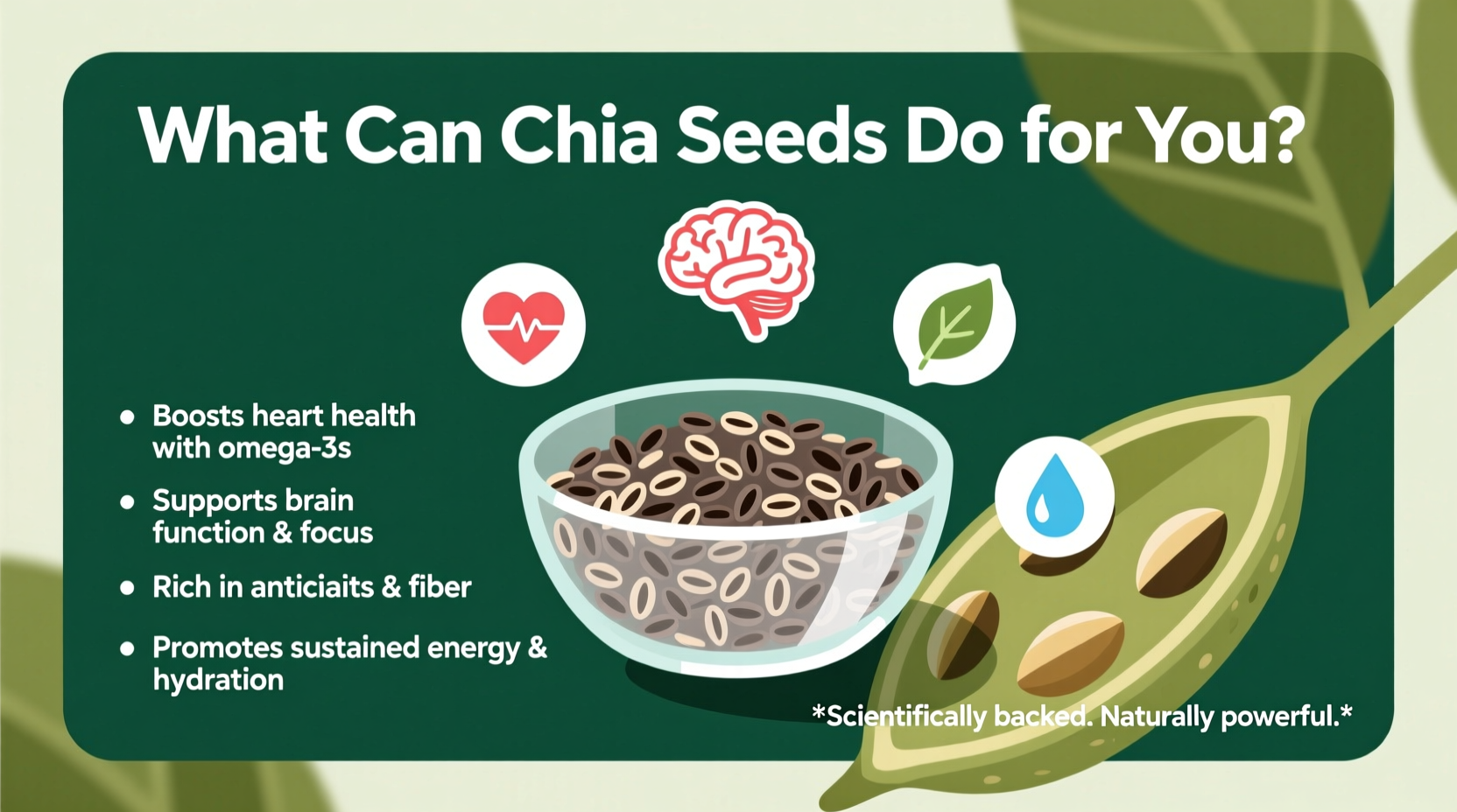 Chia Seeds Benefits: 5 Science-Backed Health Effects