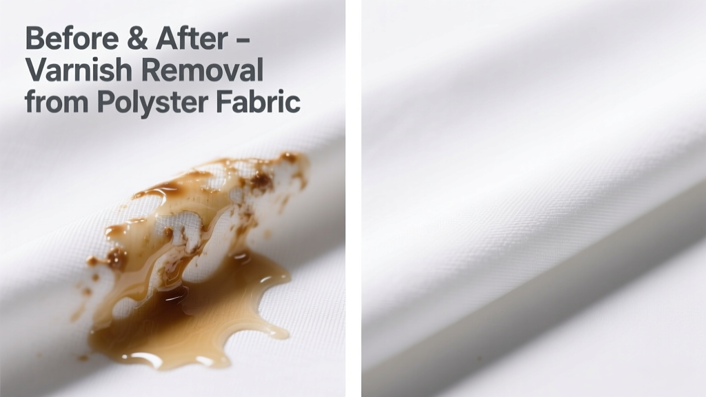 How to Remove Varnish from Polyester Fabric Safely