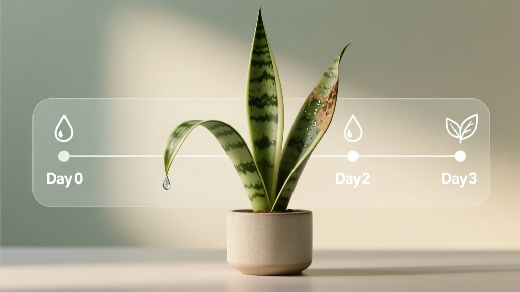 Snake Plant Propagation Watering: Stop Leaf Drop in 72 Hours