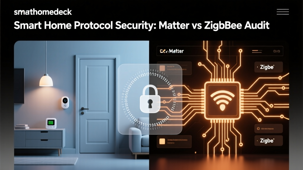 Smart Home Protocol Security: Matter vs Zigbee Audit