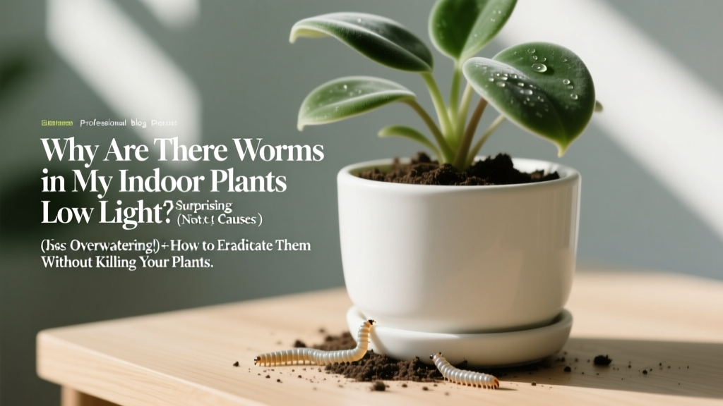 Worms in Indoor Plants: Real Causes & Safe Fixes