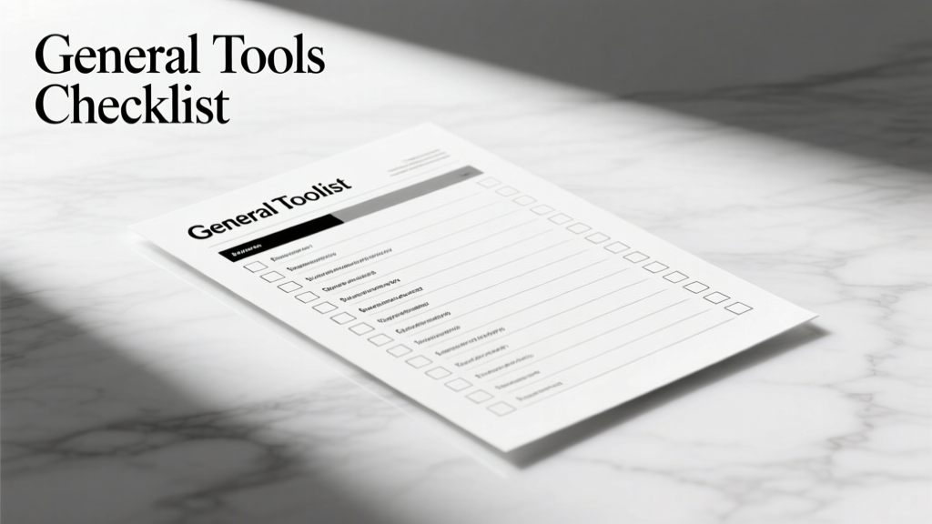 The Essential General Tools Checklist for Every Pet Care Professional