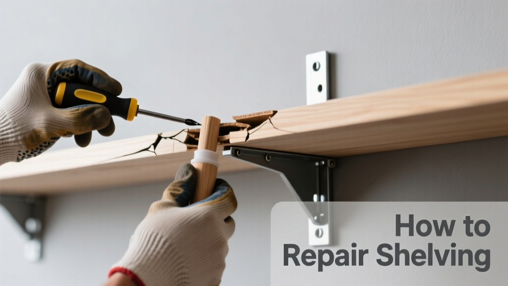 How To Repair Bedroom Shelving: Step-by-Step