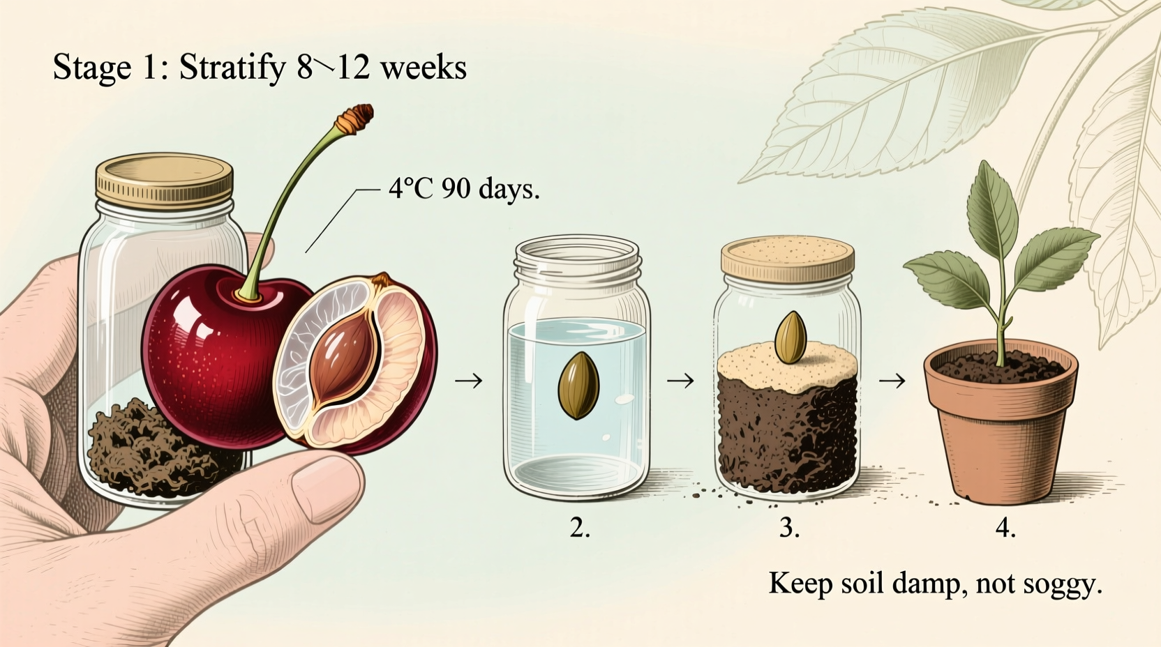 How to Germinate Cherry Seeds: Complete Step-by-Step Guide