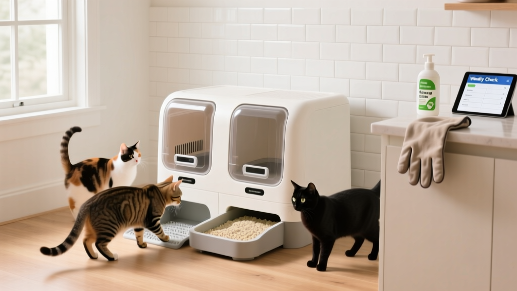 Multi-Cat Litter Box System: Practical Maintenance Tips