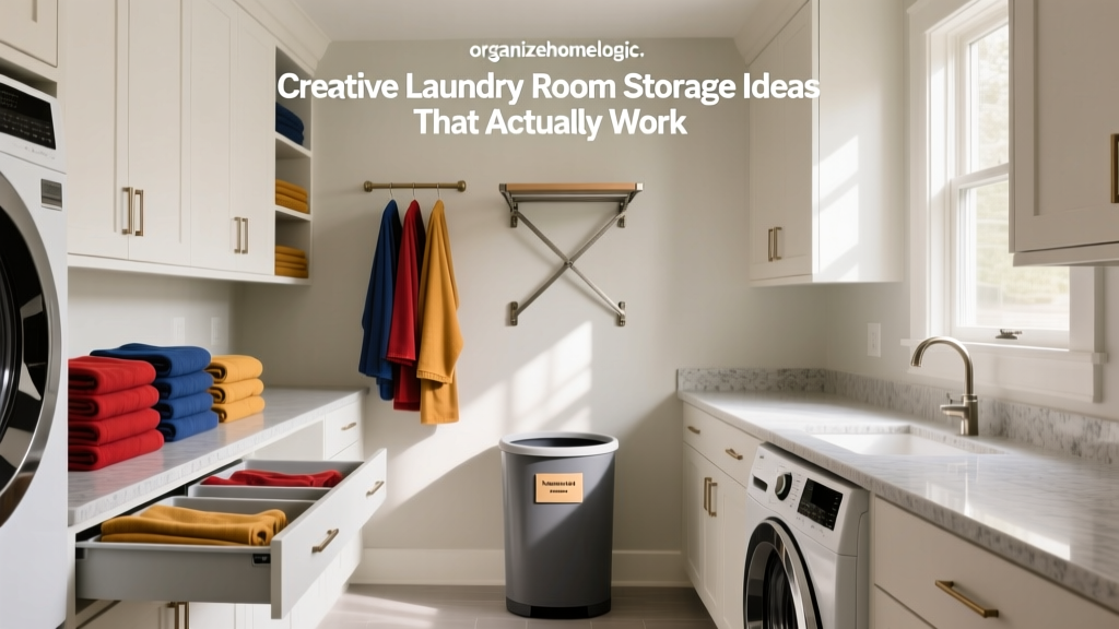 Creative Laundry Room Storage Ideas That Actually Work