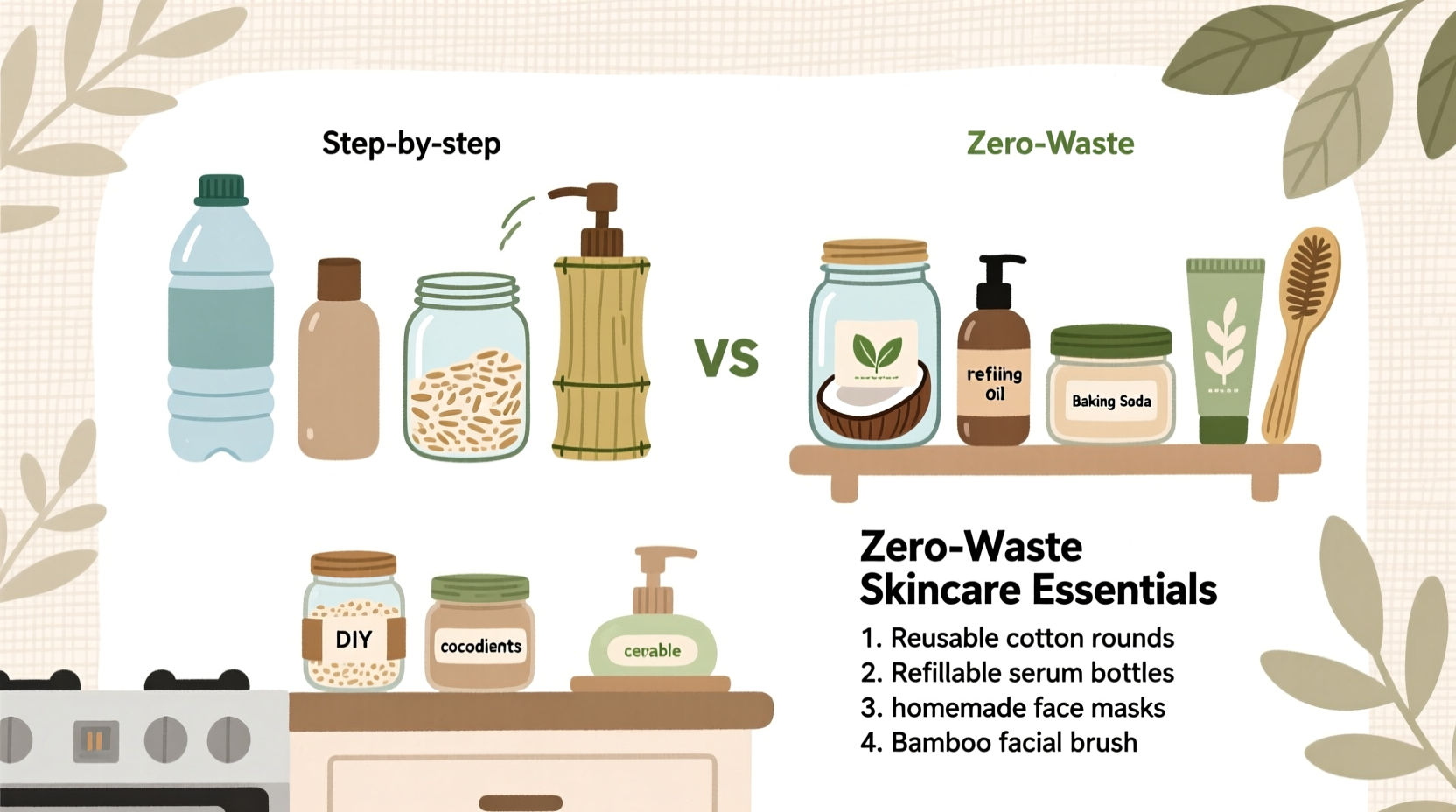 how to build a zero waste skincare routine on a budget