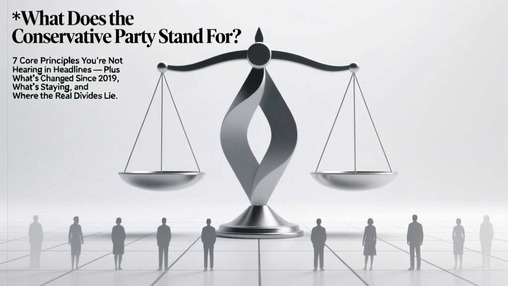 Conservative Party Principles: What’s Changed Since 2019