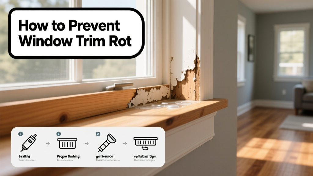 How to Prevent Window Trim Rotting: A Homeowner’s Guide