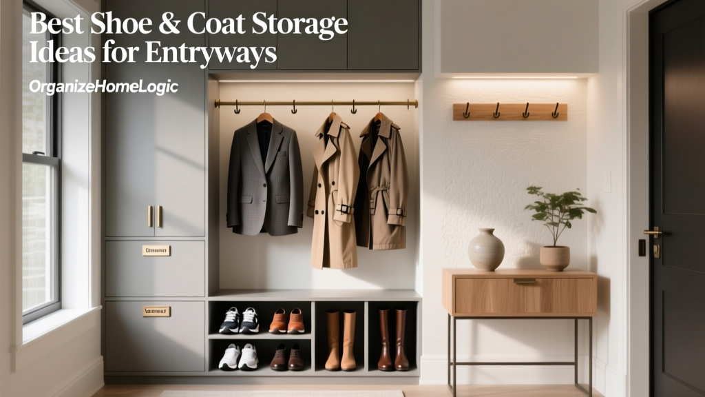Best Shoe & Coat Storage Ideas for Entryways