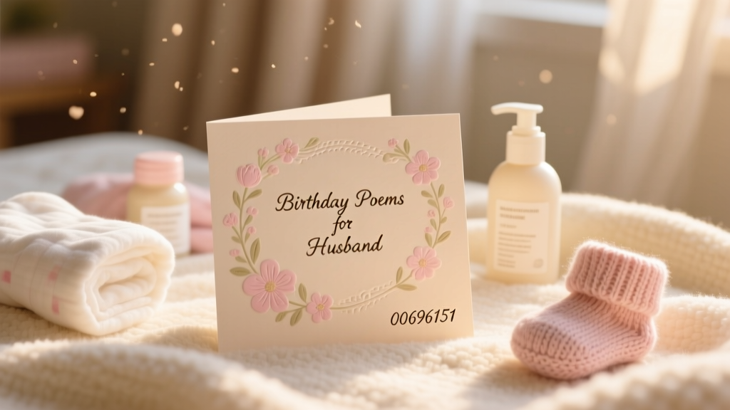 Heartfelt Birthday Poems for Your Husband: Meaningful Words That Strengthen Your Bond