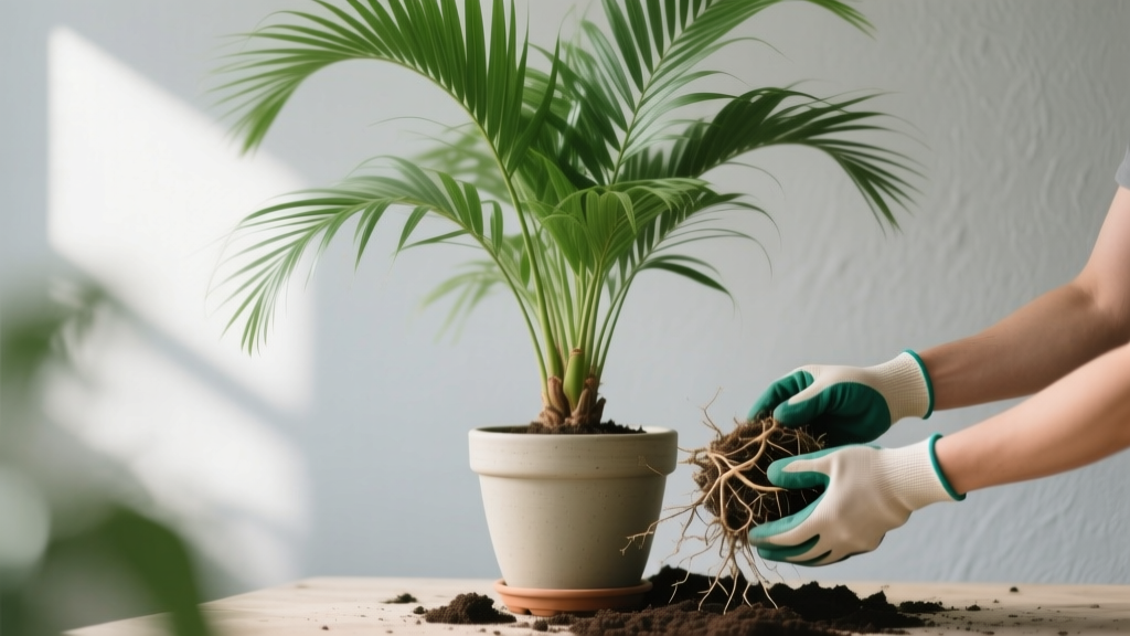 Why Your Indoor Palm Isn’t Growing—Repotting Fix