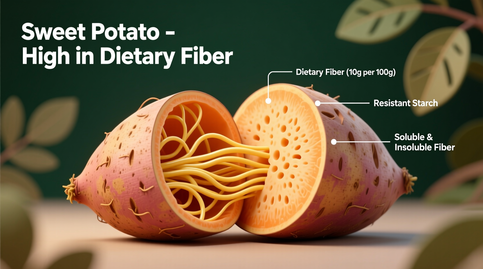 Sweet Potato Dietary Fiber: Content, Benefits & How to Maximize