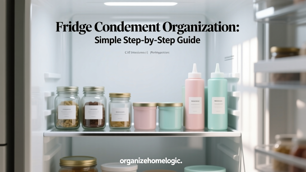 Fridge Condiment Organization: Simple Step-by-Step Guide