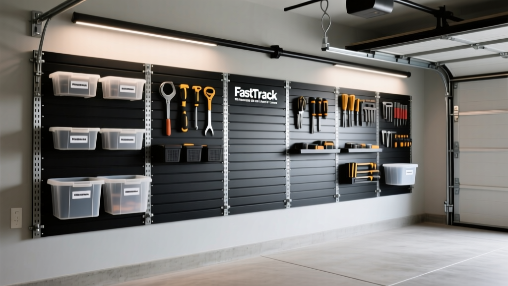 How the FastTrack Garage Slat Wall System Works