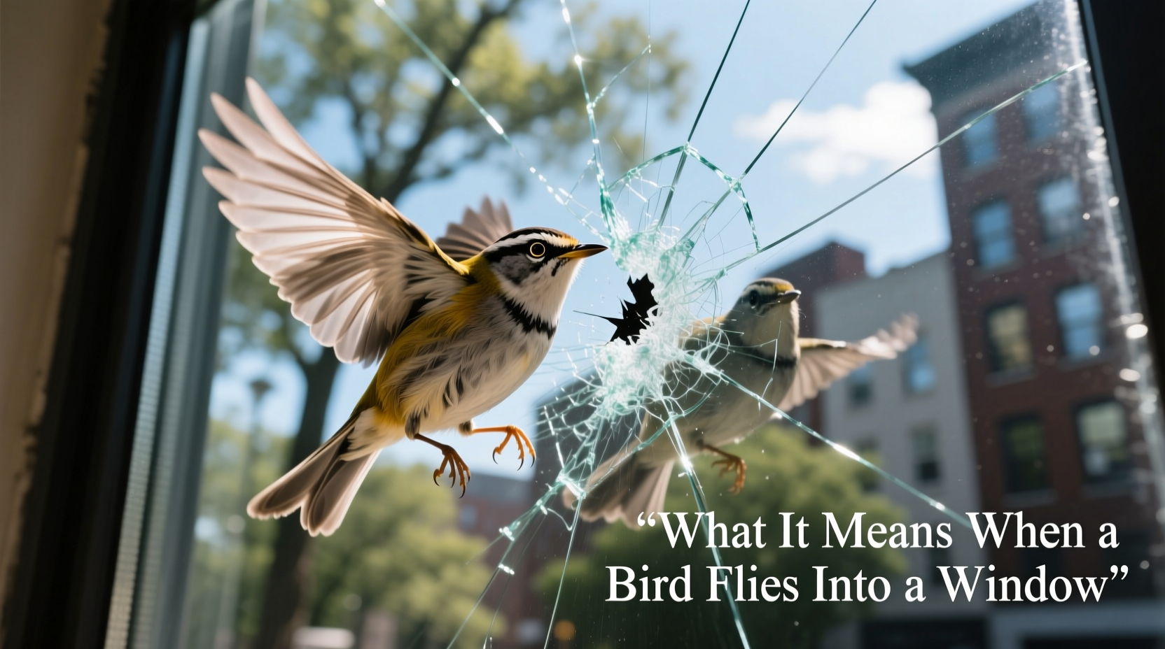 What It Means When a Bird Flies Into a Window