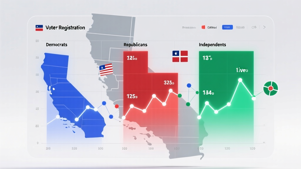CA Registered Voters by Party (2026)