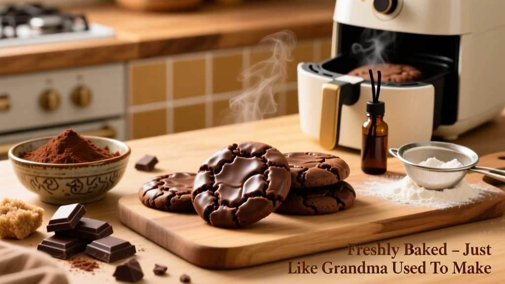 Air Fryer Chocolate Crinkles: Crispy & Fudgy