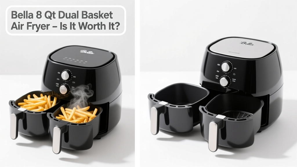 Bella 8 Qt Dual Basket Air Fryer Review: Worth It?