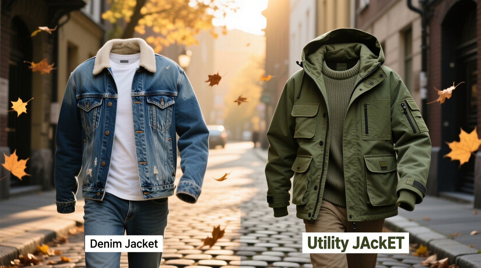 denim jacket vs utility jacket which transitional layer works year round