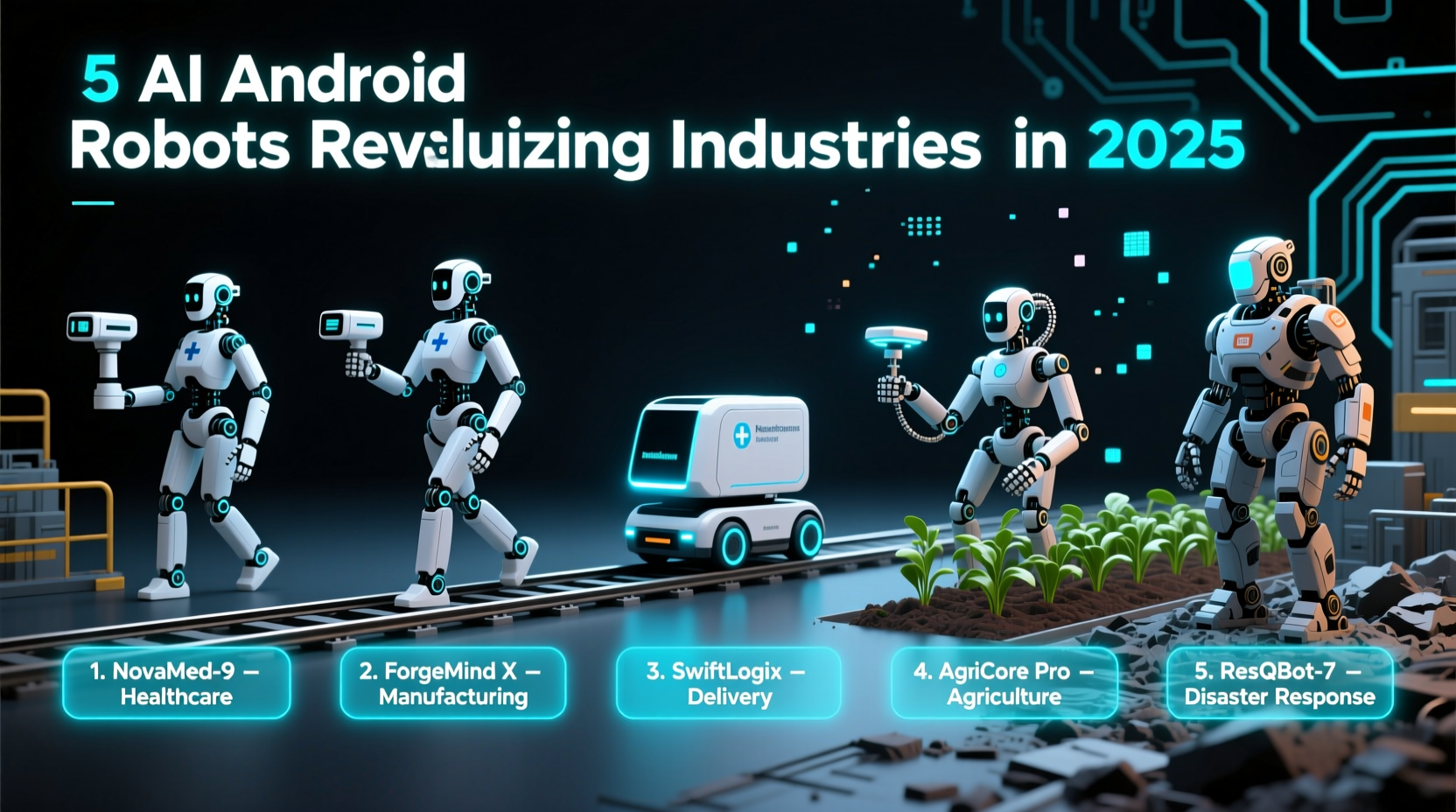 best ai android robots