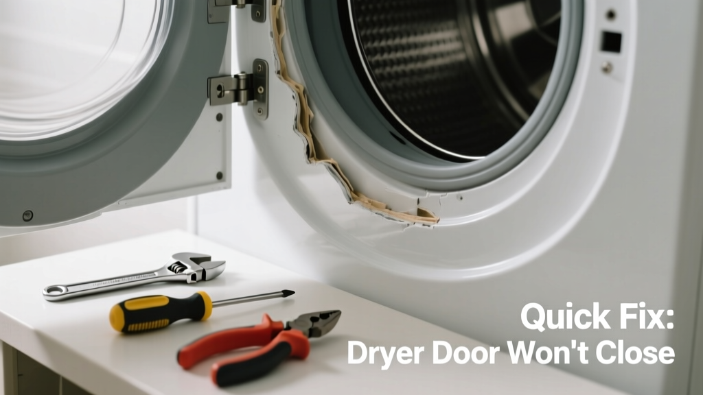 Dryer Door Won’t Close in Bathroom: Quick Fixes