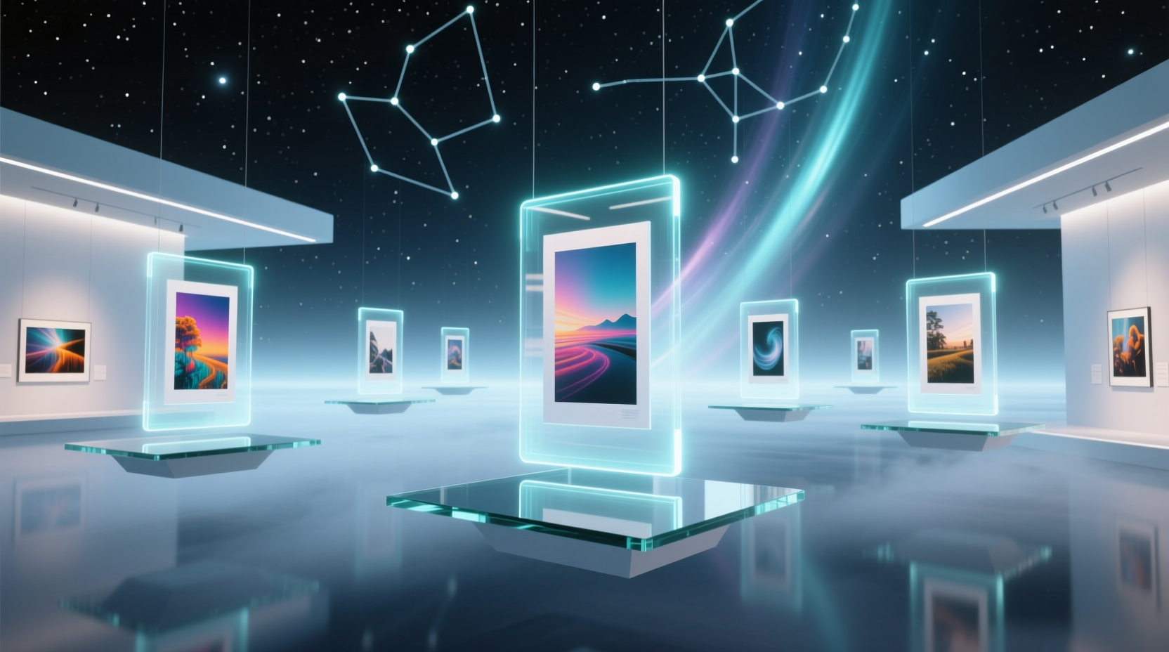 photo 3d shows off your pictures in a virtual gallery