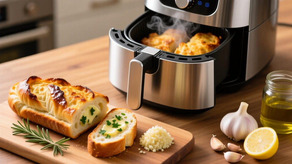 Air Fryer Garlic Bread: Crispy, Golden & Oil-Free