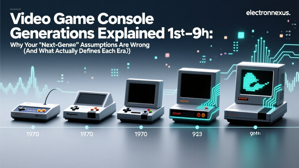 Video Game Console Generations Explained 1st–9th: Why Your 'Next-Gen' Assumptions Are Wrong (And What Actually Defines Each Era)