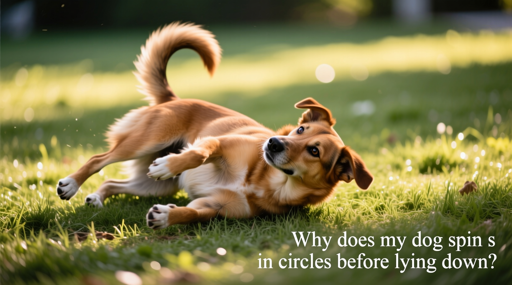 why does my dog spin in circles before lying down explained simply