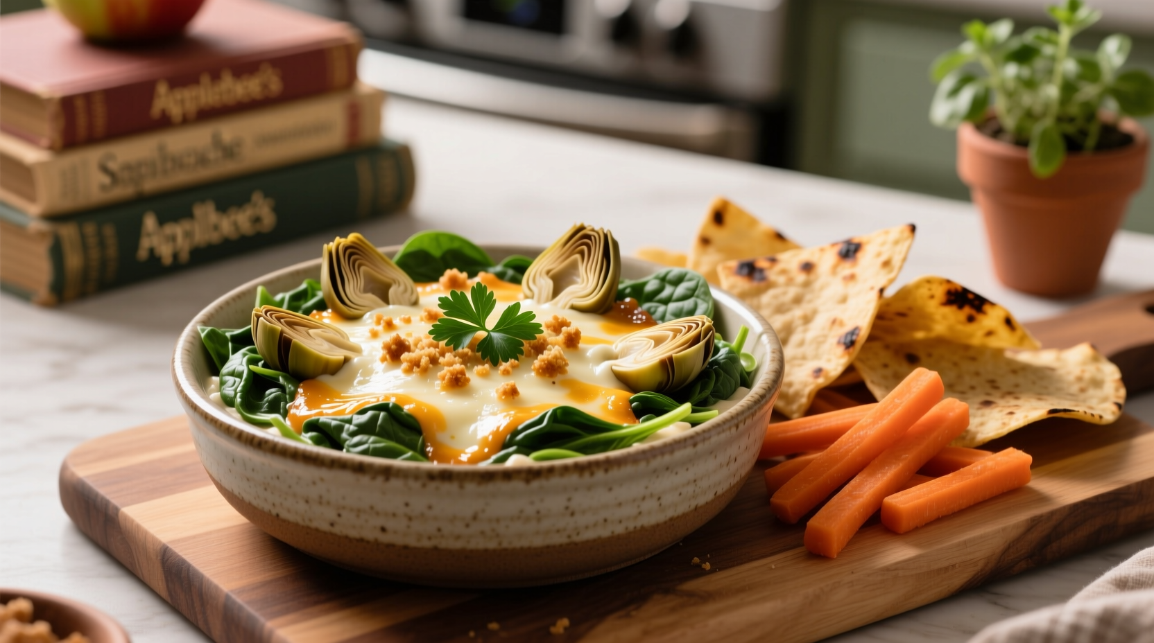 how to make applebees artichoke and spinach dip at home