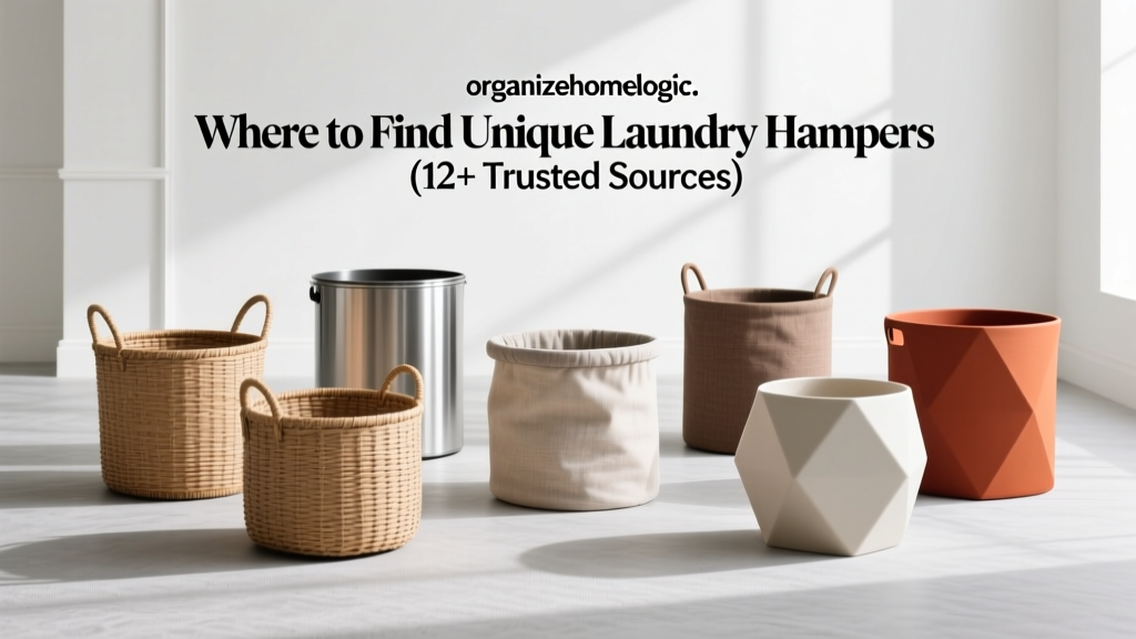 Where to Find Unique Laundry Hampers (12+ Trusted Sources)