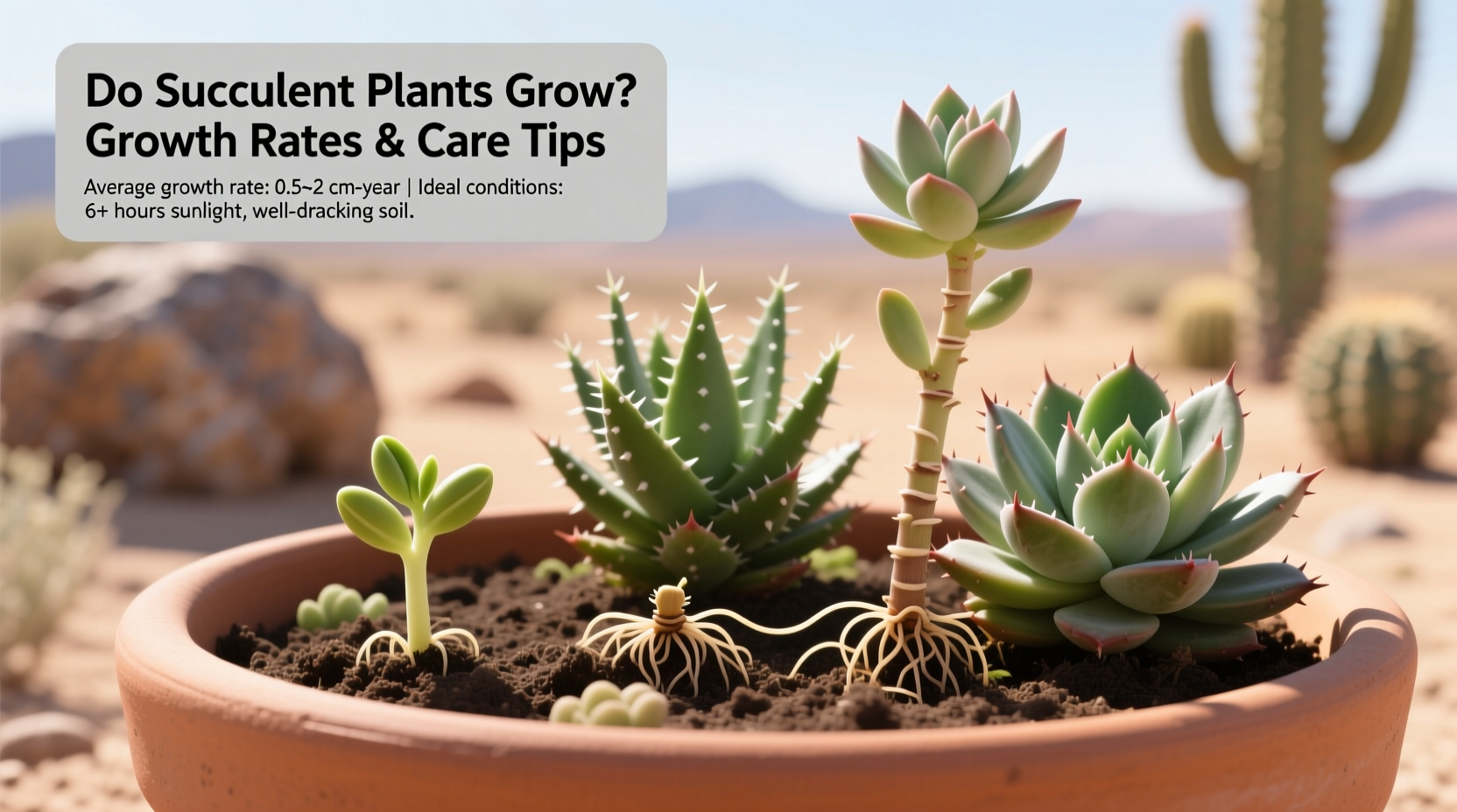 Succulent Growth Rate: 5 Care Tips | TheHomeSprouts