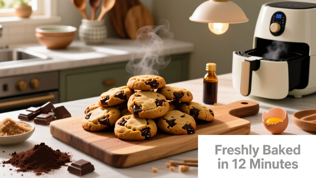 Air Fryer Brownie Cookies: Crispy Edges, Fudgy Centers