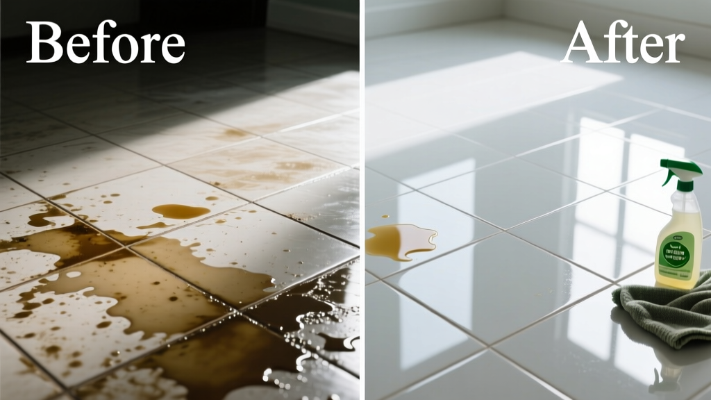 How to Remove Oil from Tile Floors Safely