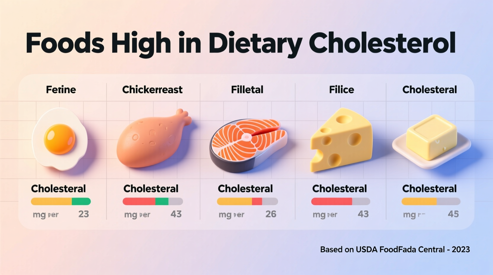 what foods have cholesterol