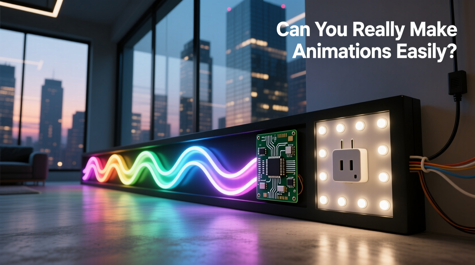 programmable pixel lights vs standard sets can you really make animations easily