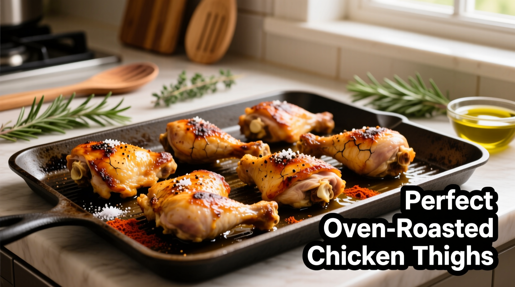 how do you cook chicken thighs in the oven