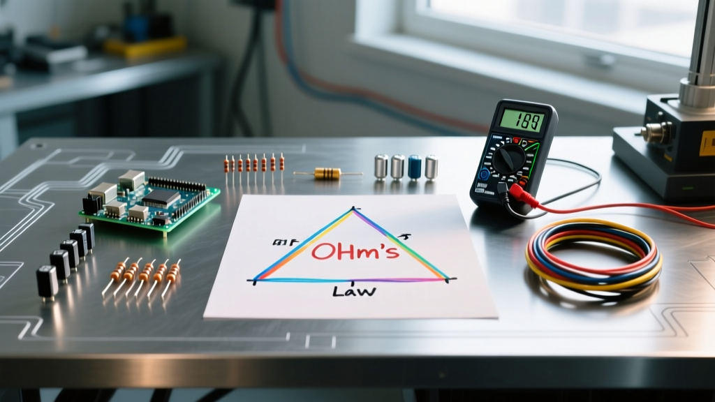 Reading a Diagram of Ohm's Law: Wheel, Triangle, and Real-World Math