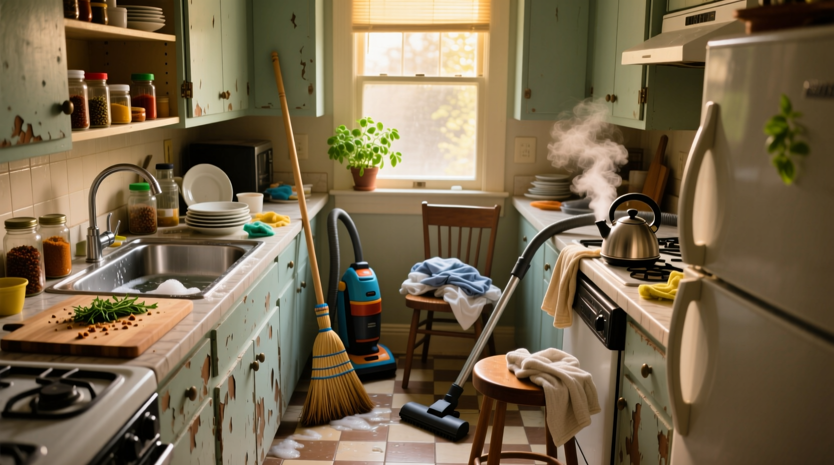 spring cleaning challenge kitchen