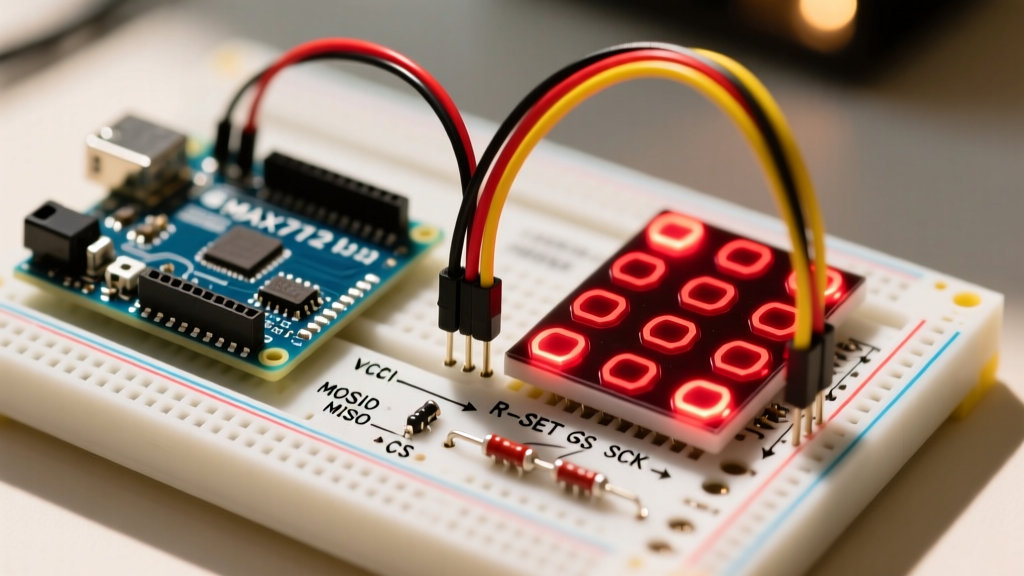 MAX7219 Datasheet Explained: Wiring an Arduino LED Display Matrix