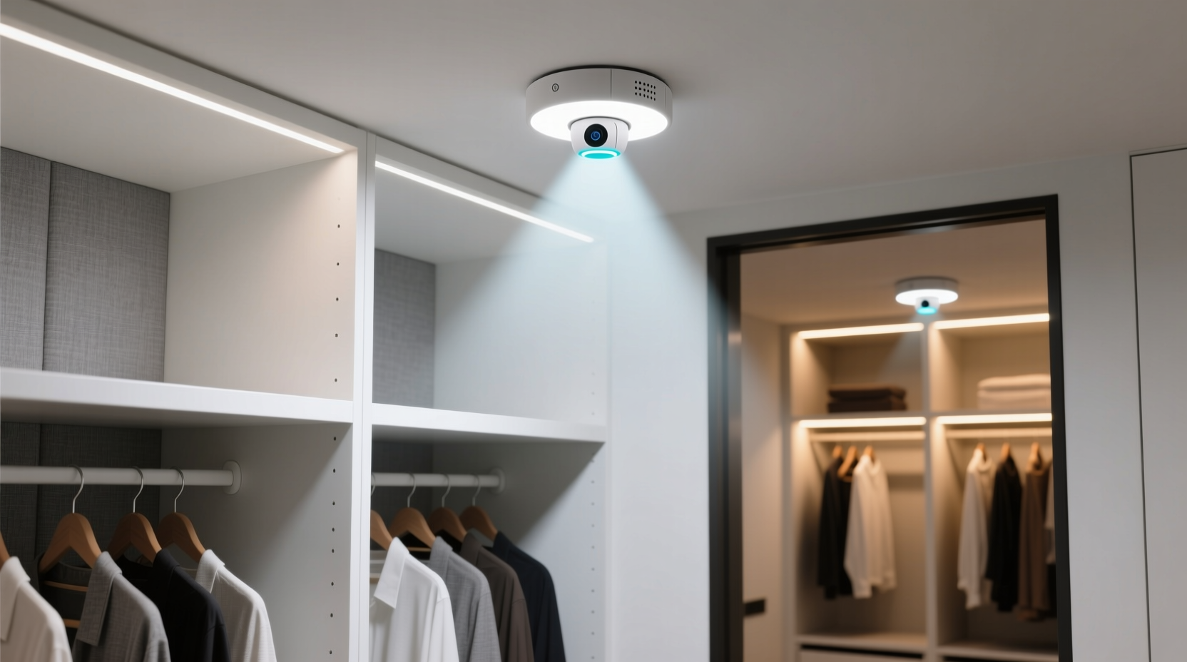motion sensors beat timers for closet lighting