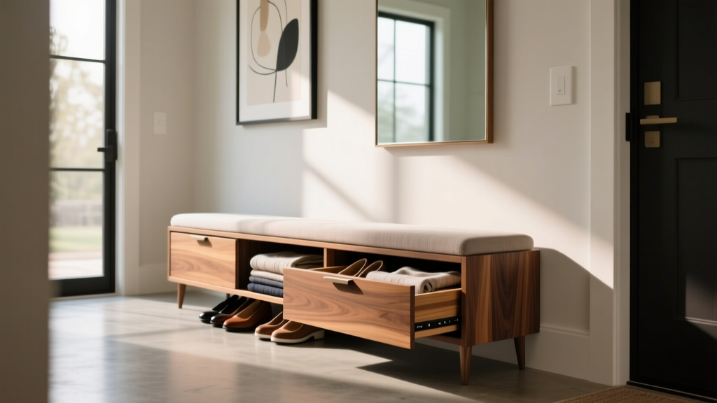 Best Entryway Bench with Drawers for Shoe Storage
