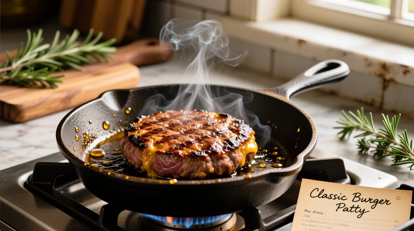 how to cook burger patties