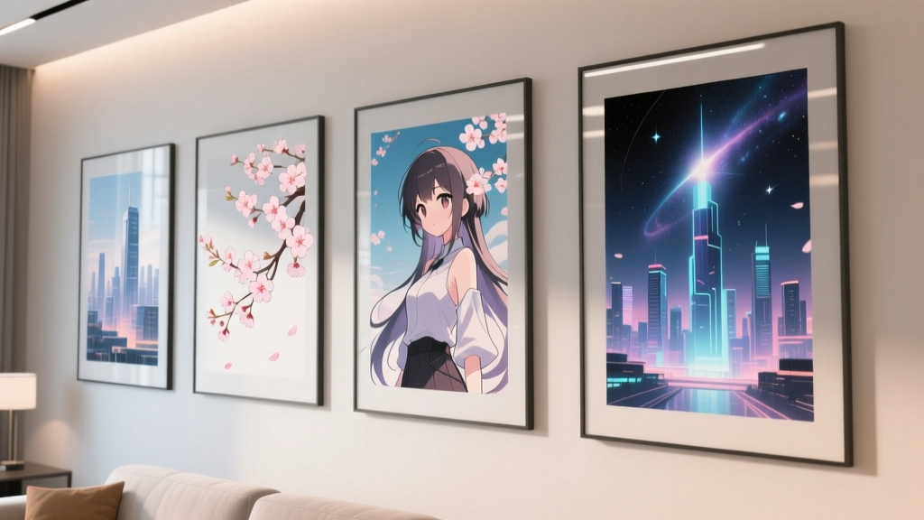 Anime Wall Art Prints How To Match Them With Modern Interiors