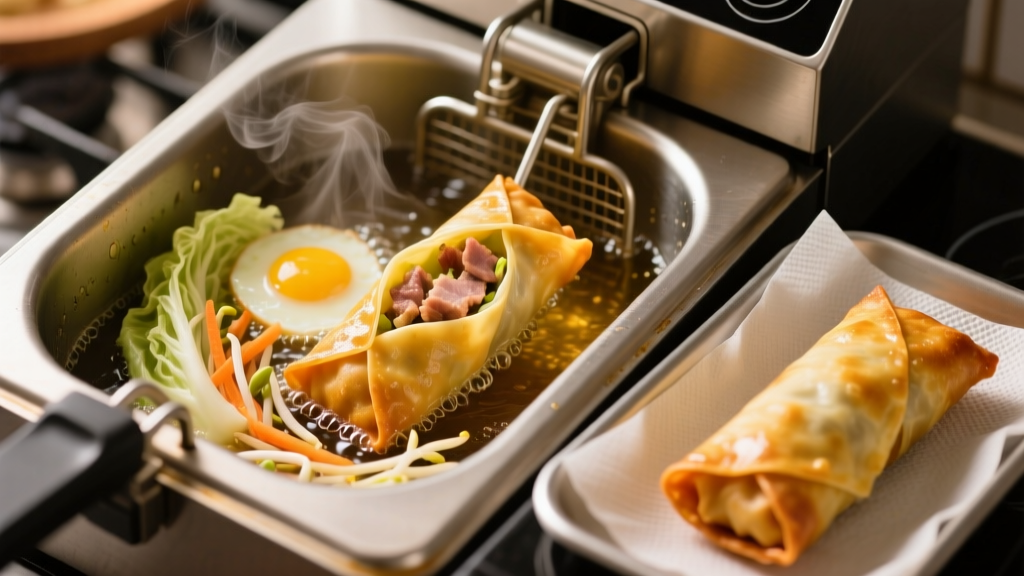 How to Cook Egg Rolls in a Deep Fryer (Crispy & Safe)