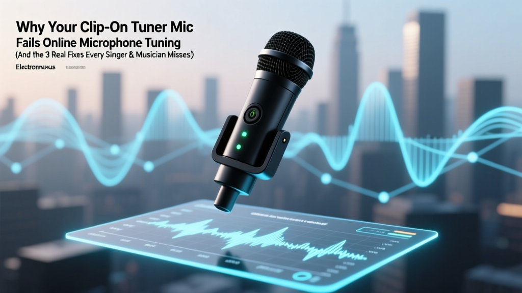 Why Your Clip-On Tuner Mic Fails Online Microphone Tuning (And the 3 Real Fixes Every Singer & Musician Misses)