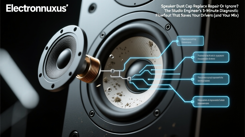 Speaker Dust Cap Replace Repair Or Ignore? The Studio Engineer’s 5-Minute Diagnostic Flowchart That Saves Your Drivers (and Your Mix)