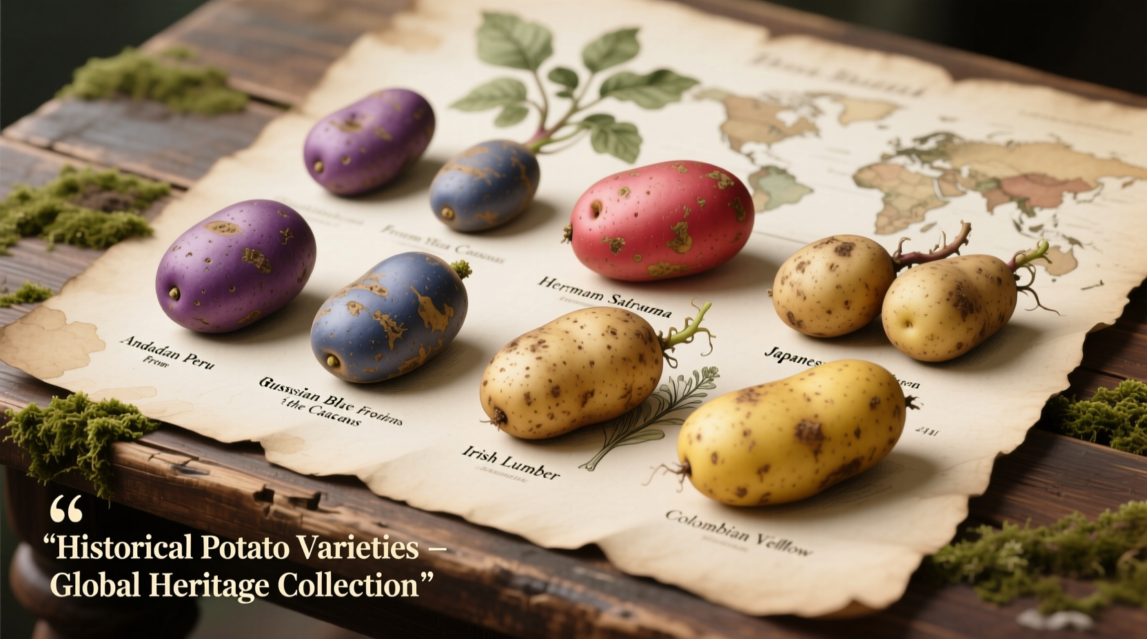 Historical potato varieties from different regions